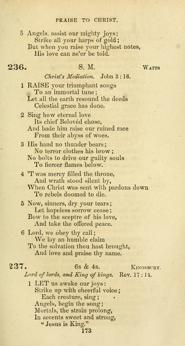 The Baptist Psalmody: a selection of hymns for the worship of God page 173