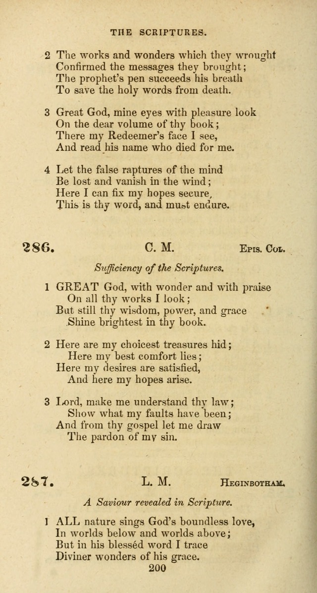 The Baptist Psalmody: a selection of hymns for the worship of God page 200