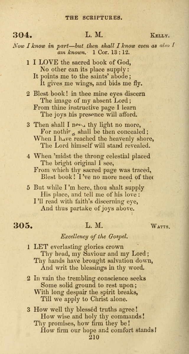 The Baptist Psalmody: a selection of hymns for the worship of God page 210