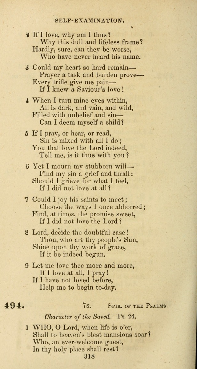 The Baptist Psalmody: a selection of hymns for the worship of God page 318