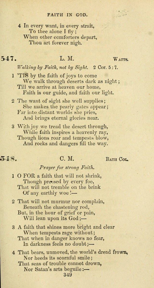 The Baptist Psalmody: a selection of hymns for the worship of God page 349
