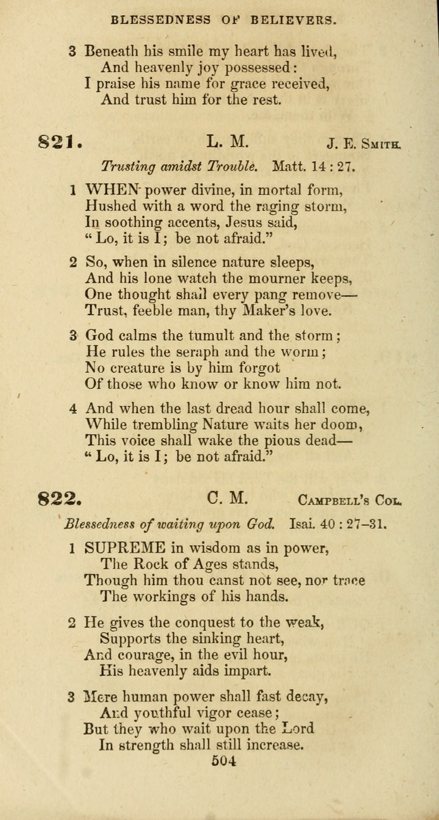 The Baptist Psalmody: a selection of hymns for the worship of God page 504