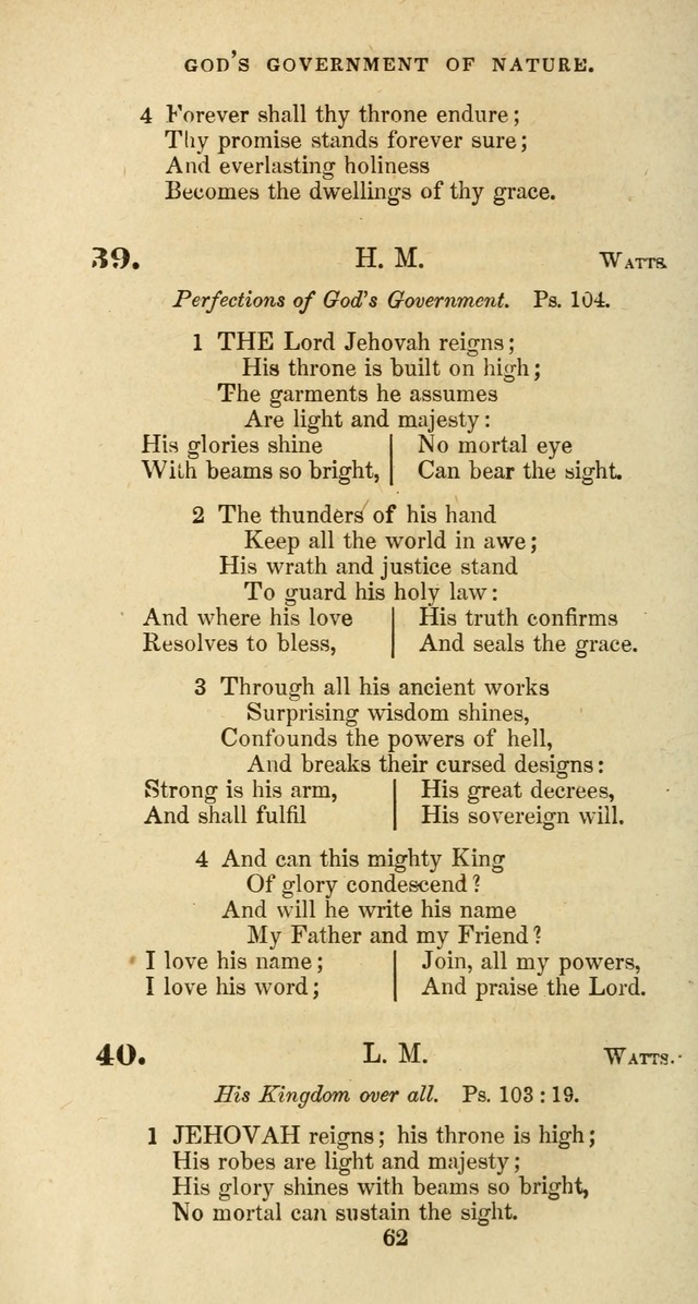 The Baptist Psalmody: a selection of hymns for the worship of God page 62