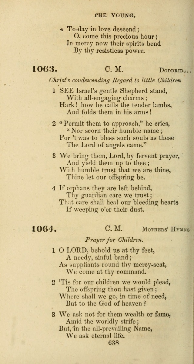 The Baptist Psalmody: a selection of hymns for the worship of God page 638