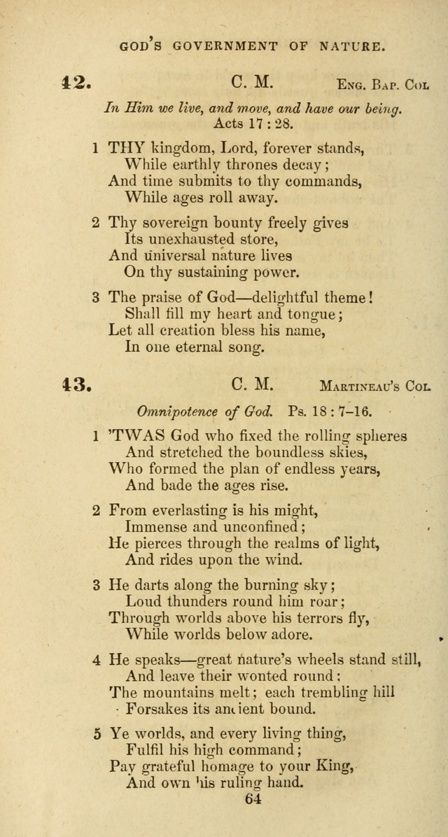 The Baptist Psalmody: a selection of hymns for the worship of God page 64