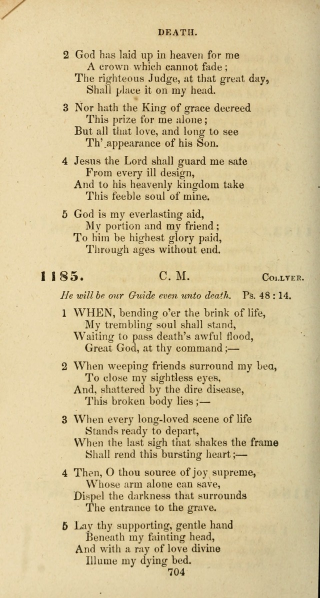 The Baptist Psalmody: a selection of hymns for the worship of God page 704