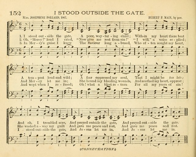 Book of Praise for the Sunday School: with hymns and tunes appropriate for the prayer meeting and the home circle page 155