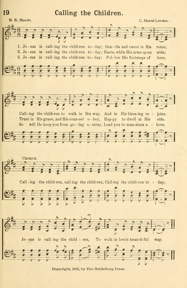Beginner and Primary Songs: for use in Sunday School and the Home page 26