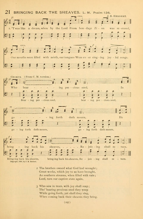 Bible Songs: consisting of selections from the Psalms set to music suitable for Sabbath Schools, prayer meetings, etc. page 177