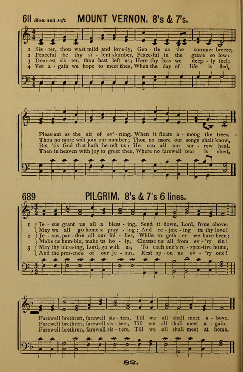 Bible School Echoes, and Sacred Hymns page 82