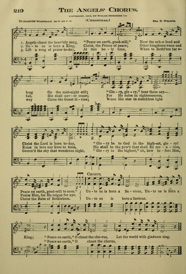 The Bible School Hymnal page 209