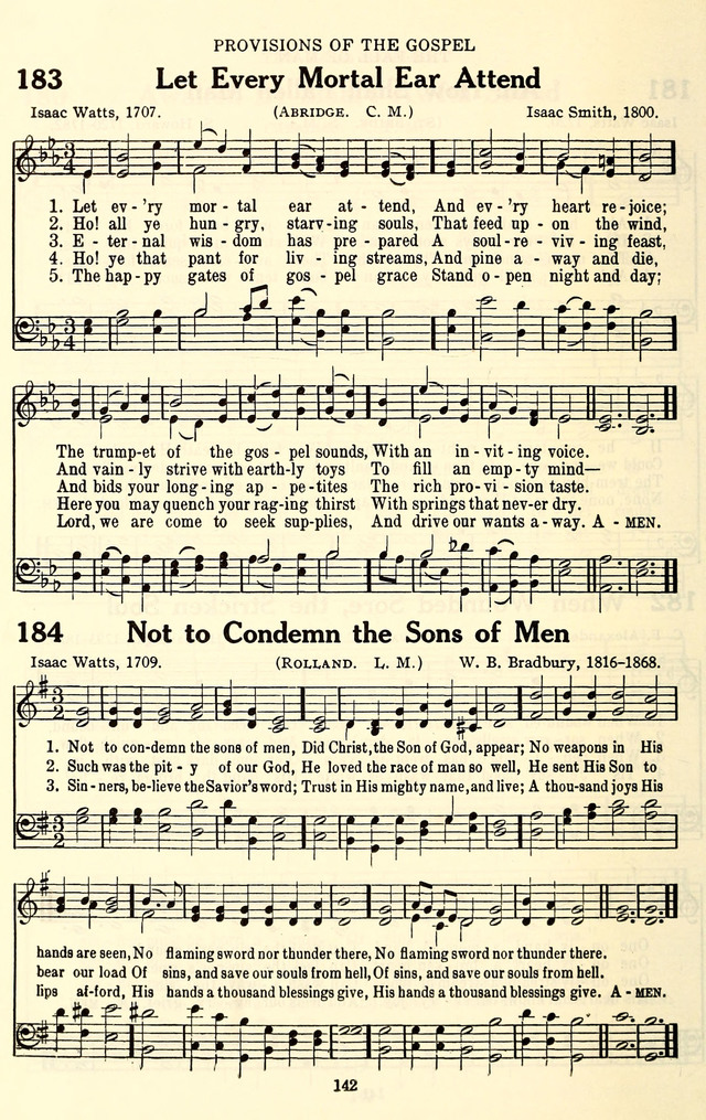 The Baptist Standard Hymnal: with responsive readings: a new book for all services page 134