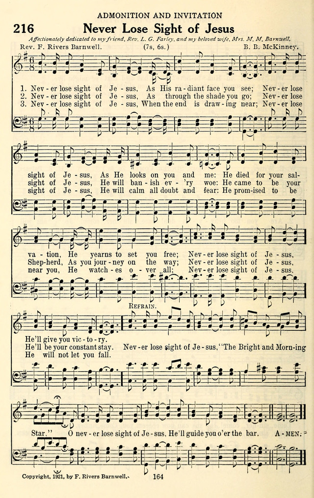 The Baptist Standard Hymnal: with responsive readings: a new book for all services page 156