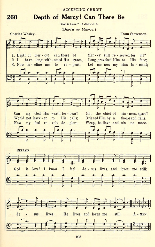 The Baptist Standard Hymnal: with responsive readings: a new book for all services page 195