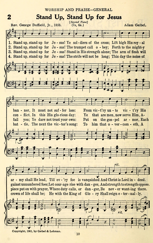 The Baptist Standard Hymnal: with responsive readings: a new book for all services page 2