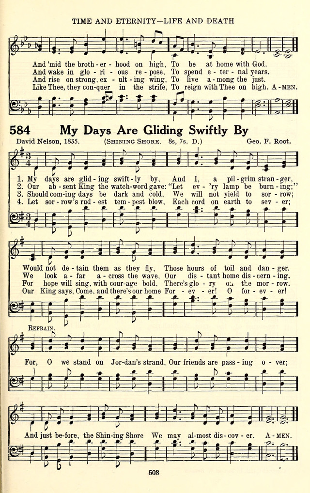 The Baptist Standard Hymnal: with responsive readings: a new book for all services page 495