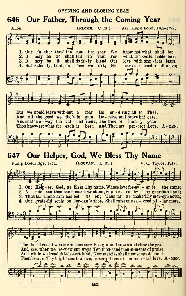 The Baptist Standard Hymnal: with responsive readings: a new book for all services page 554