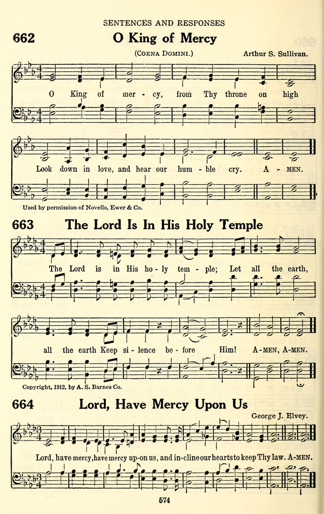 The Baptist Standard Hymnal: with responsive readings: a new book for all services page 566