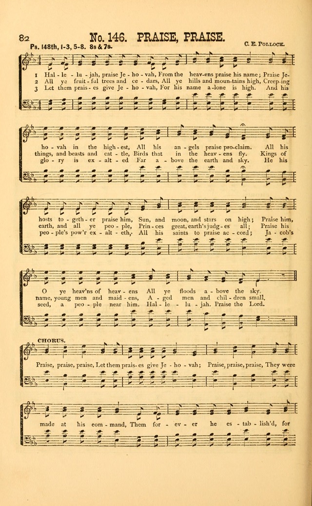 Bible Songs: consisting of selections from the psalms, set to music, suitable for Sabbath Schools, Prayer Meetings, etc. page 82