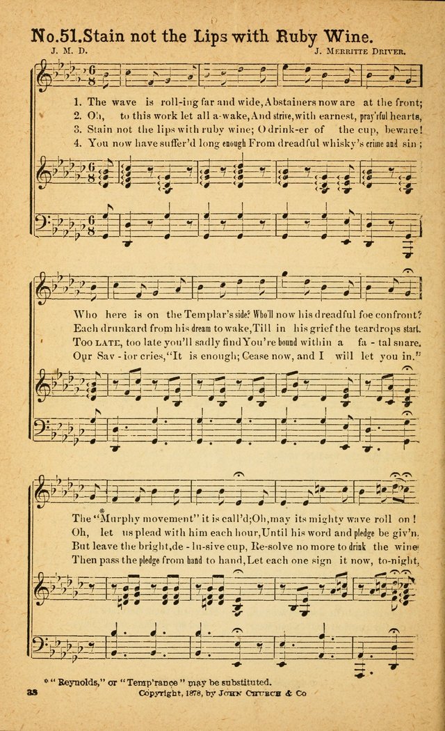 Bible Temperance Hymns page 37