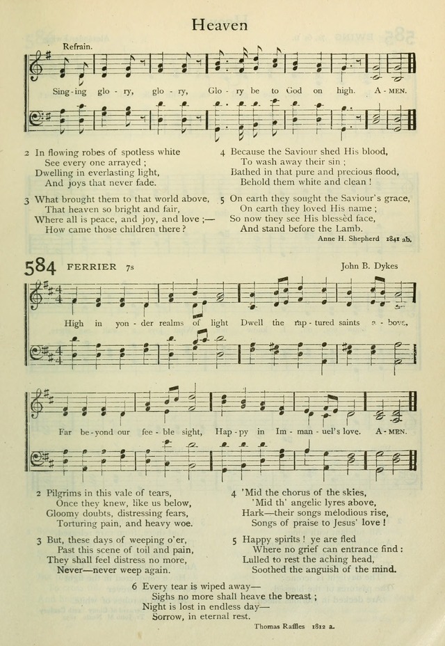 Book of Worship with Hymns and Tunes  page 725