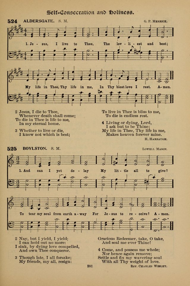 Hymnal Companion to the Prayer Book with Accompanying Tunes (Second Edition) page 382