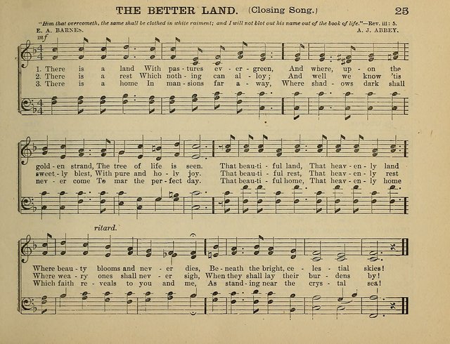 The Banner of Victory: a choice selection of songs, duets, quartets, and choruses, for Sunday schools, prayer and praise meetings, and the fireside page 25
