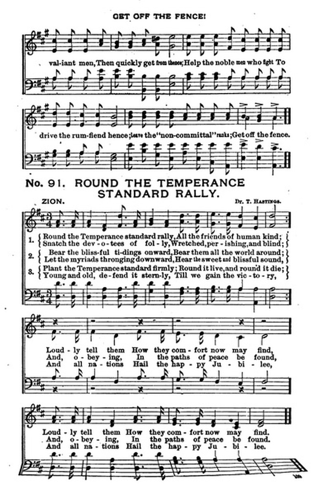 Bells of Victory: a collection of music for temperance meetings page 107