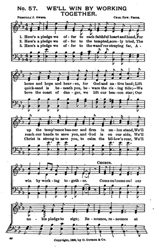 Bells of Victory: a collection of music for temperance meetings page 66