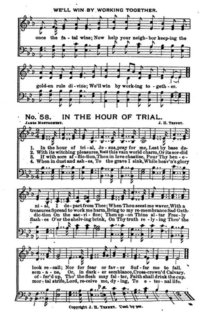 Bells of Victory: a collection of music for temperance meetings page 67