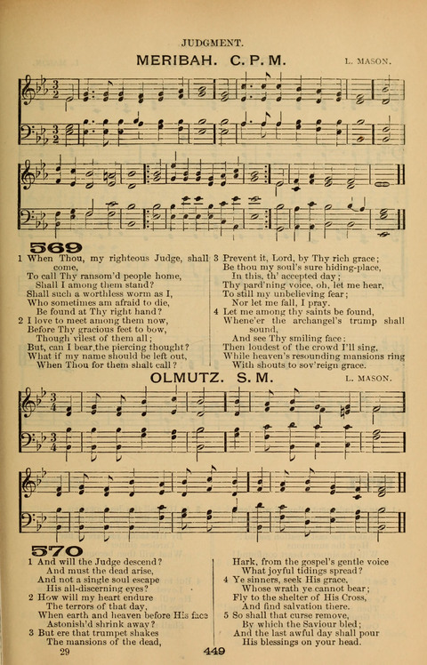 Book of Worship: with tunes page 449