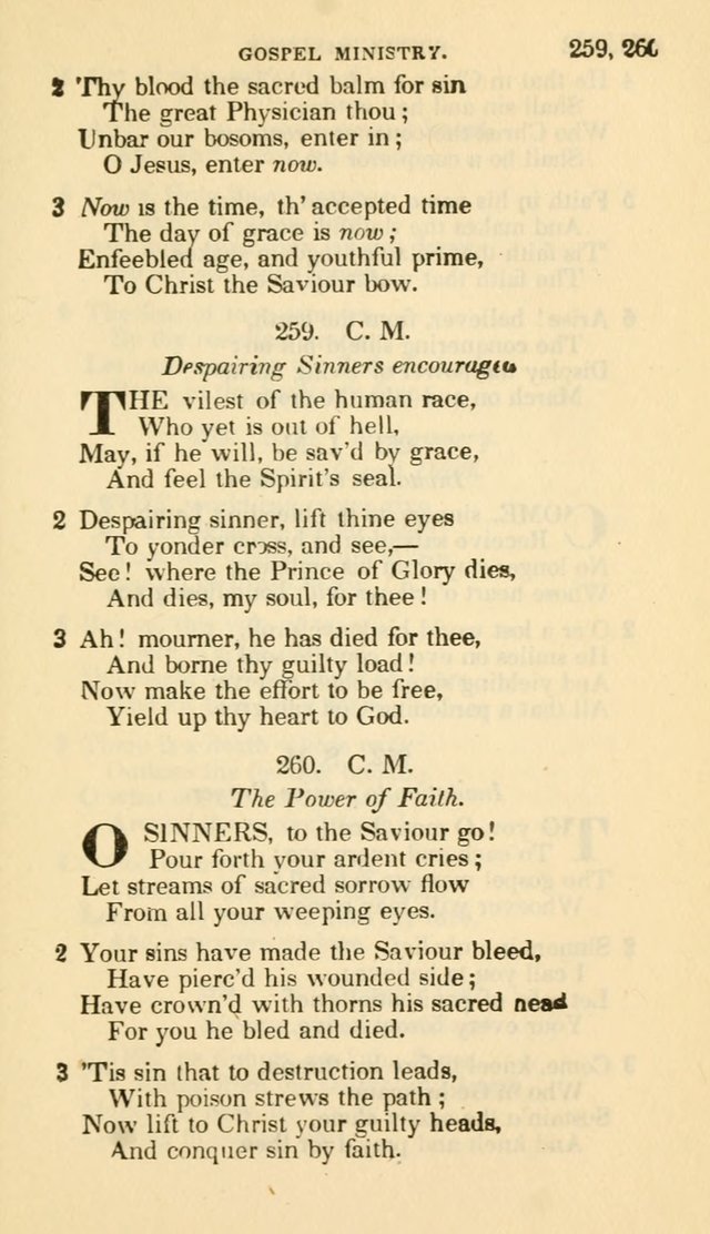 The Choice: in two parts; Part I, containing Psalms and hymns, Part II, containing spiritual songs; designed for public and private worship (6th ed.) page 164