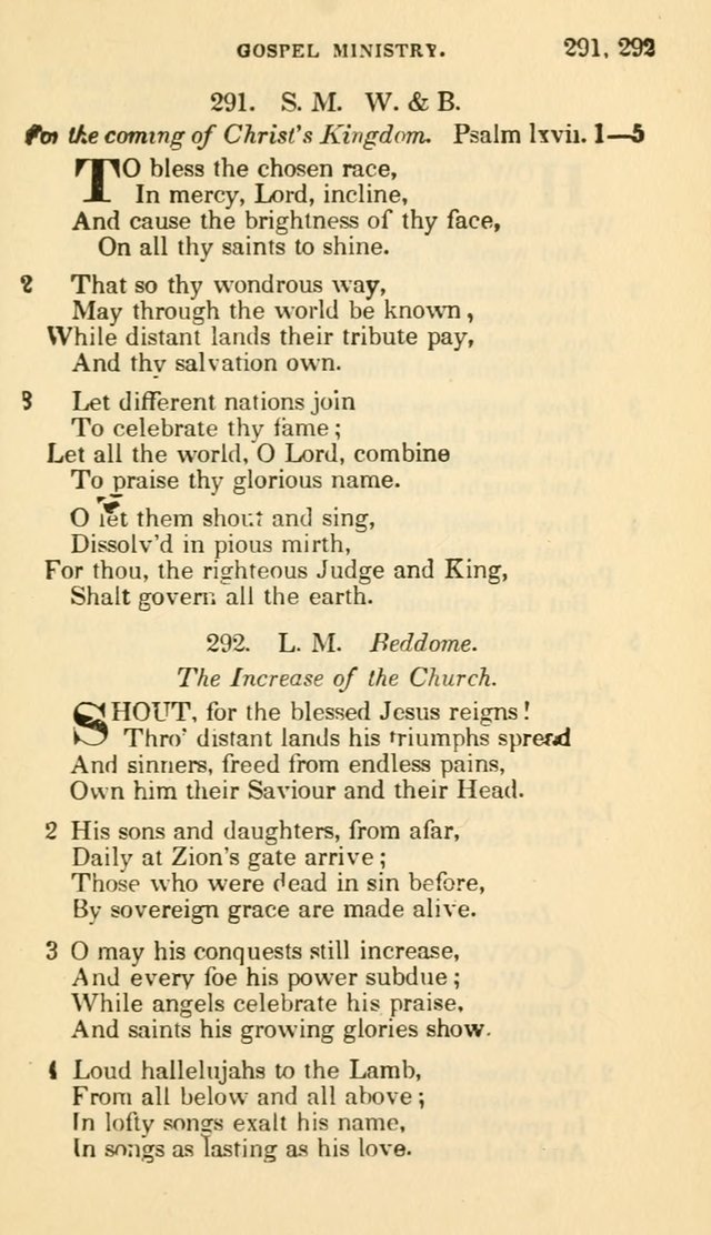 The Choice: in two parts; Part I, containing Psalms and hymns, Part II, containing spiritual songs; designed for public and private worship (6th ed.) page 180