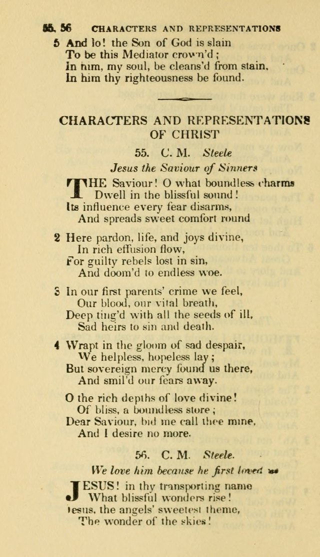 The Choice: in two parts; Part I, containing Psalms and hymns, Part II, containing spiritual songs; designed for public and private worship (6th ed.) page 57