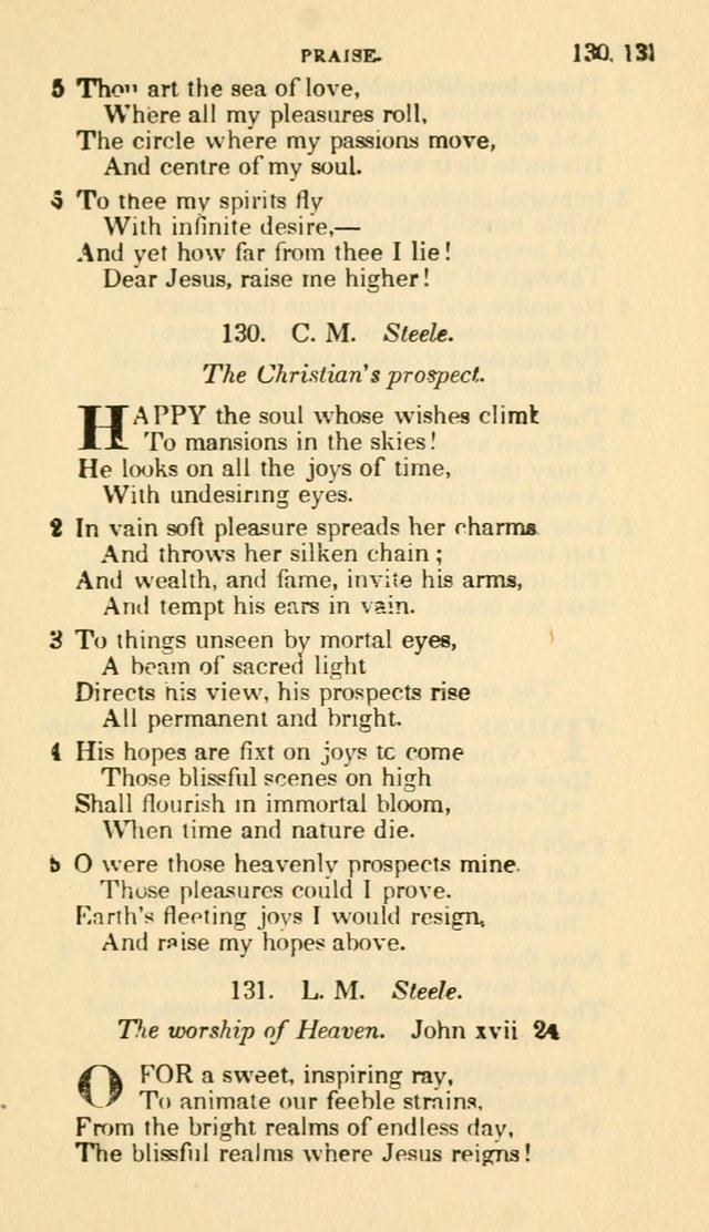 The Choice: in two parts; Part I, containing Psalms and hymns, Part II, containing spiritual songs; designed for public and private worship (6th ed.) page 98