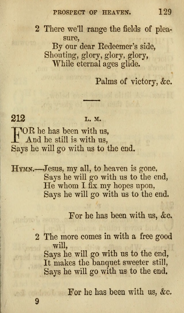 The Chorus: or, a collection of choruses and hymns, selected and original, adapted especially to the class-room, and to meetings for prayer and Christian conference (7th ed., Imp. and Enl.) page 129
