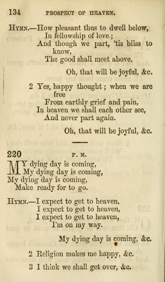The Chorus: or, a collection of choruses and hymns, selected and original, adapted especially to the class-room, and to meetings for prayer and Christian conference (7th ed., Imp. and Enl.) page 134