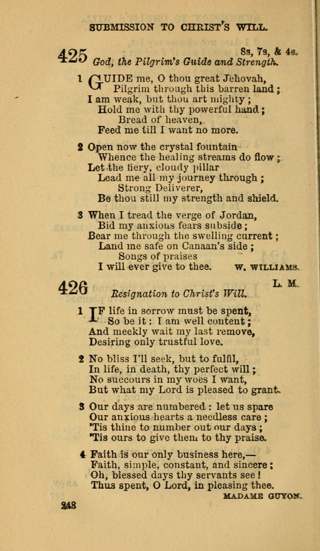 The Canadian Baptist Hymn Book page 248