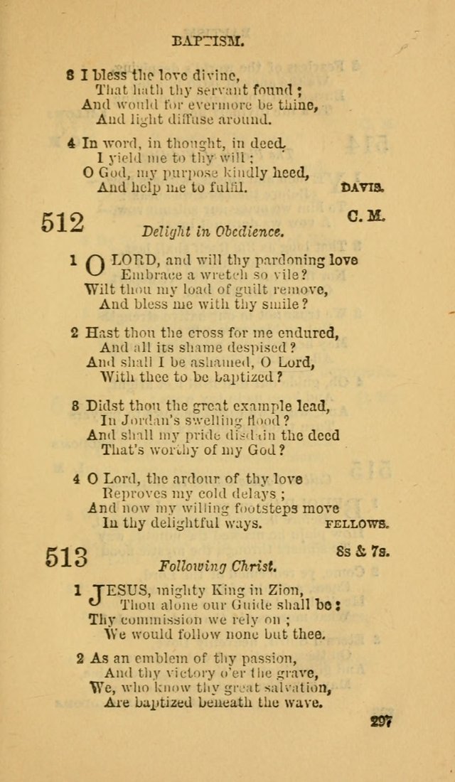 The Canadian Baptist Hymn Book page 297
