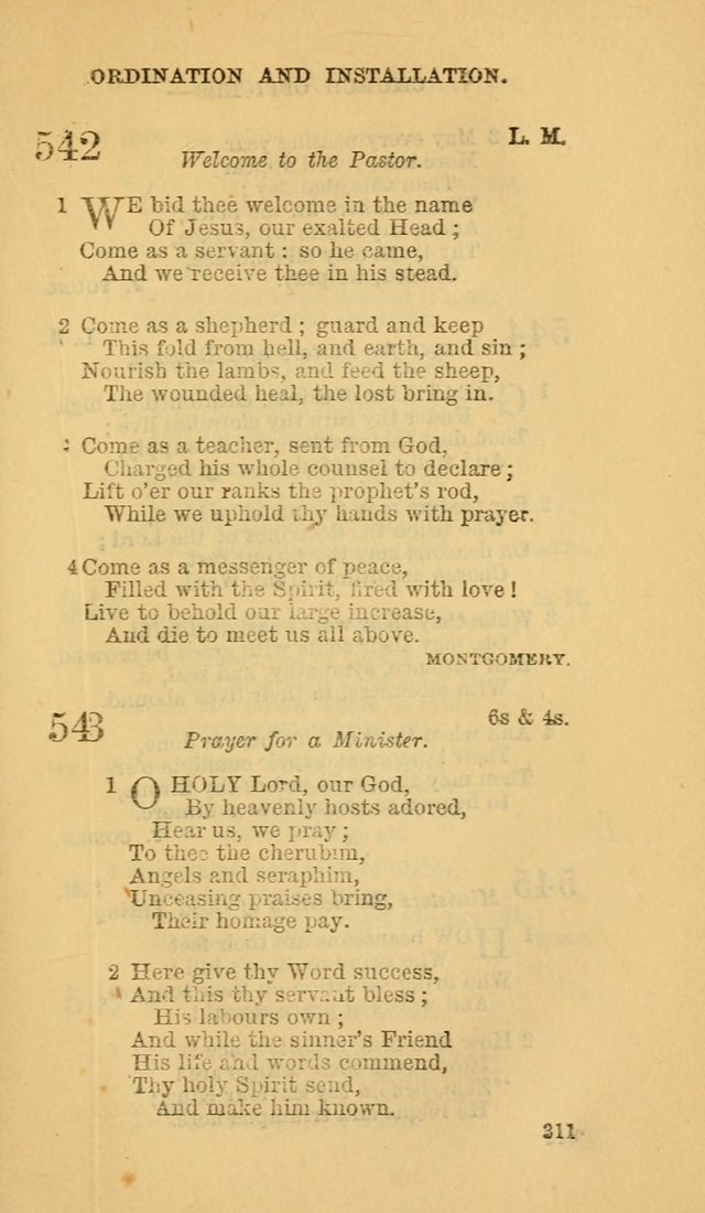 The Canadian Baptist Hymn Book page 311