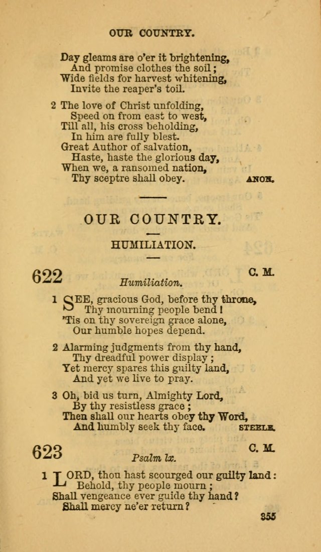 The Canadian Baptist Hymn Book page 355