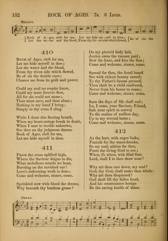 Church Choral-Book: containing tunes and hymns for congregational singing, and adapted to choirs and social worship page 152