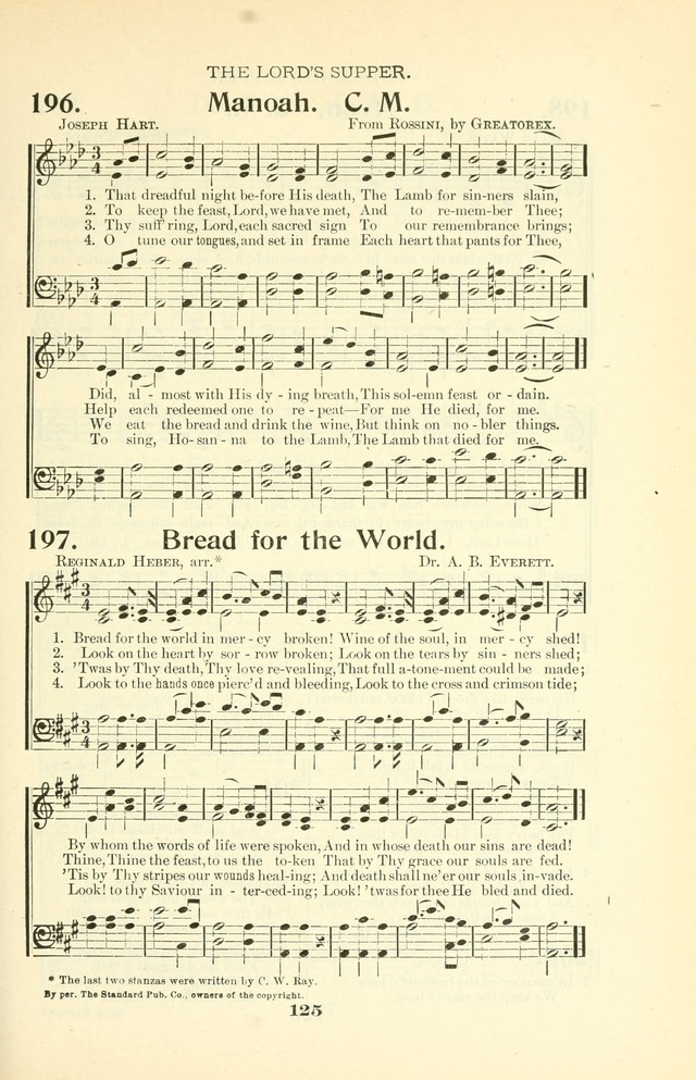 The Christian Church Hymnal page 196