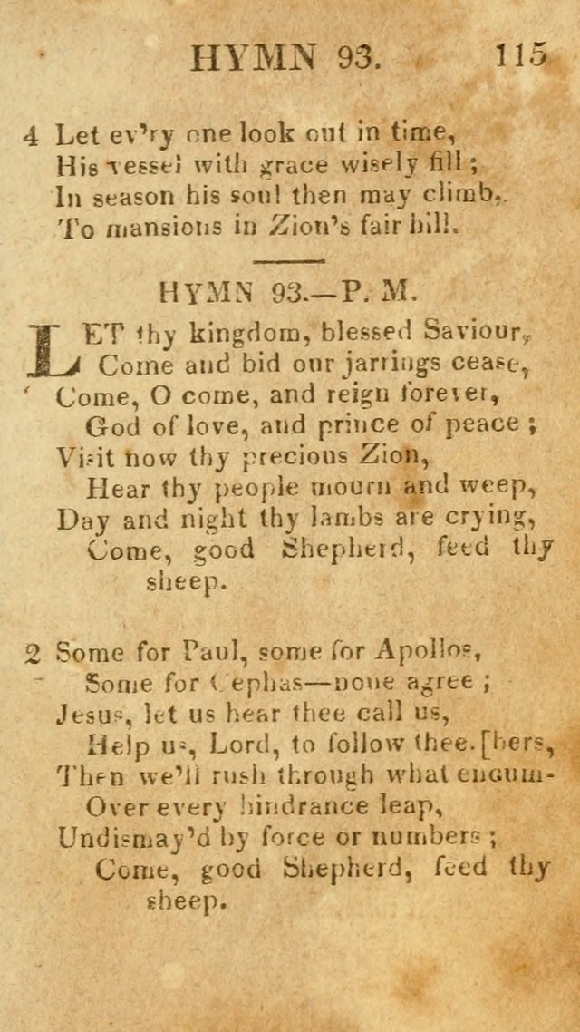 A Choice Collection of Hymns, and Spiritual Songs, designed for the devotions of Israel, in prayer, conference, and camp-meetings...(2nd ed.) page 126