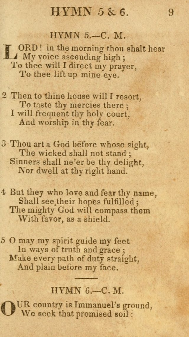 A Choice Collection of Hymns, and Spiritual Songs, designed for the devotions of Israel, in prayer, conference, and camp-meetings...(2nd ed.) page 20