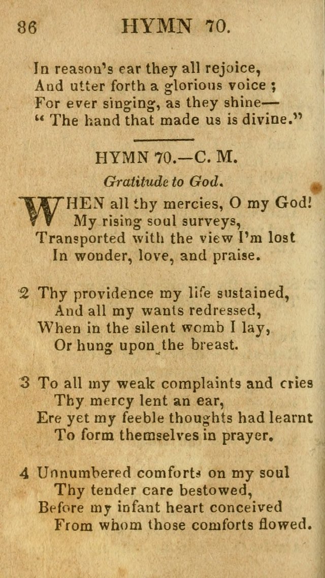 A Choice Collection of Hymns, and Spiritual Songs, designed for the devotions of Israel, in prayer, conference, and camp-meetings...(2nd ed.) page 97