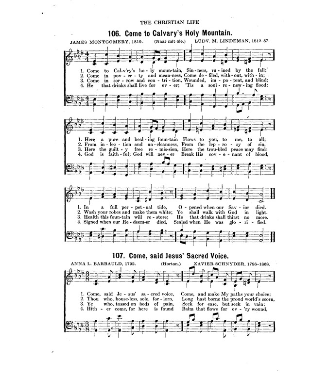 Concordia: a collection of hymns and spiritual songs page 106