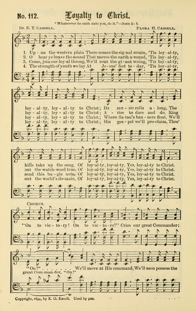 Christian Endeavor Edition of Sacred Songs No. 1 page 121
