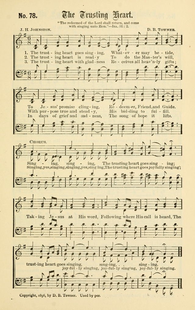 Christian Endeavor Edition of Sacred Songs No. 1 page 86