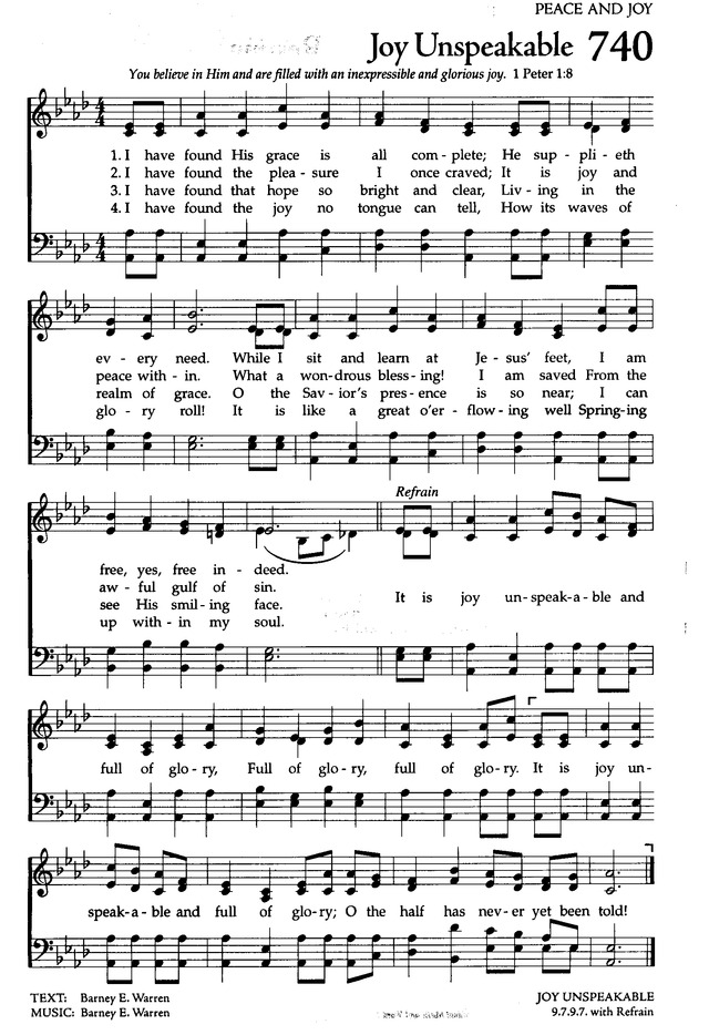 The Celebration Hymnal: songs and hymns for worship page 707